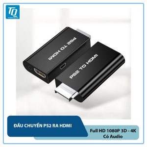 Bộ Chuyển Đổi Âm Thanh/Video PS2 Sang HDMI 480i/480P Với Đầu Ra 3.5Mm Cho Tất Cả PS2