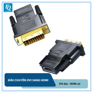 Jack Chuyển DVI 24+1 Sang HDMI (DVI Đực, HDMI Cái)
