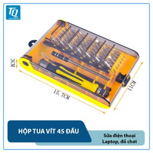 Bộ Tua Vít Mini 45 Đầu Sửa Điện Thoại, Tivi, Máy Tính