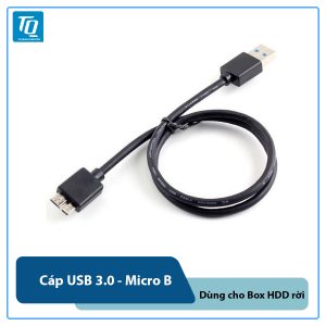 Cáp Chuyển Đổi usb 3.0 Sang micro B Cho Ổ Cứng Ngoài HDD 0.5m